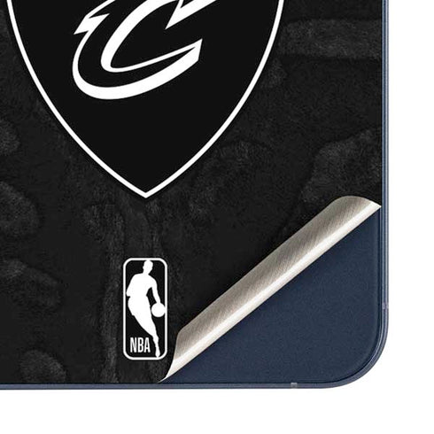 NBA Cleveland Cavaliers Black Animal Print Galaxy A35 5G Skin